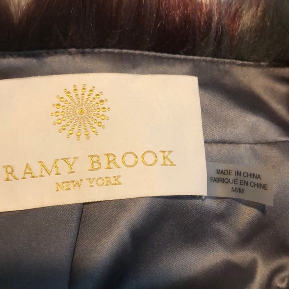 Ramy Brook Camo faux fur Krissy jacket - Picture 8 of 11